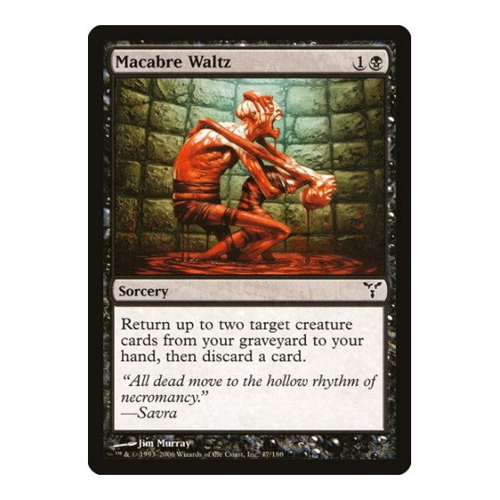 Macabre Waltz (DIS) #47 Common (Lightly Played) Dissension Magic: The Gathering: 2006