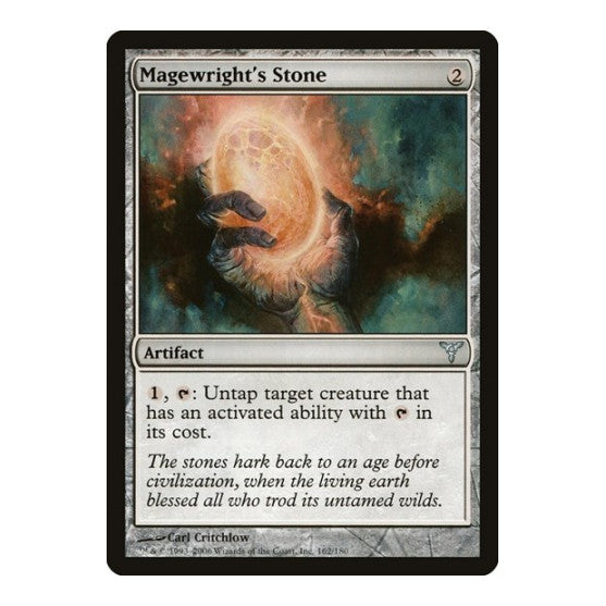 Magewrights Stone (DIS) #162 Uncommon (Moderately Played) Dissension Magic: The Gathering: 2006