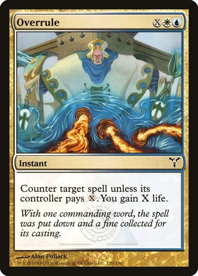 Overrule (DIS) #120 Common (Lightly Played) Dissension Magic: The Gathering: 2006