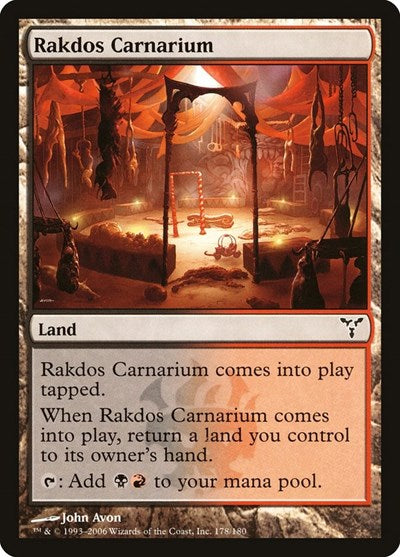 Rakdos Carnarium (DIS) #178 Common (Lightly Played) Dissension Magic: The Gathering: 2006