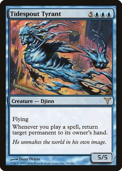 Tidespout Tyrant (DIS) #34 Rare (Damaged) Dissension Magic: The Gathering: 2006
