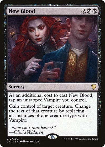 New Blood (C17) #19 Rare (Near Mint) Commander 2017 Magic: The Gathering: 2017