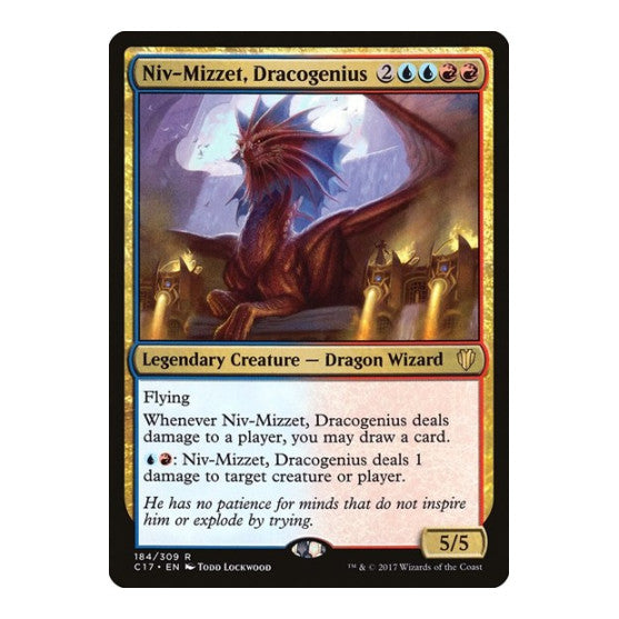Niv-Mizzet, Dracogenius (C17) #184 Rare (Lightly Played) Commander 2017 Magic: The Gathering: 2017