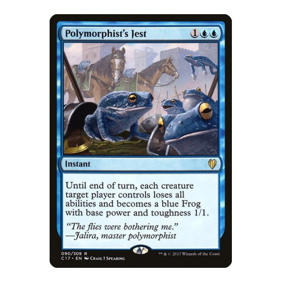 Polymorphist's Jest (C17) #90 Rare (Lightly Played) Commander 2017 Magic: The Gathering: 2017