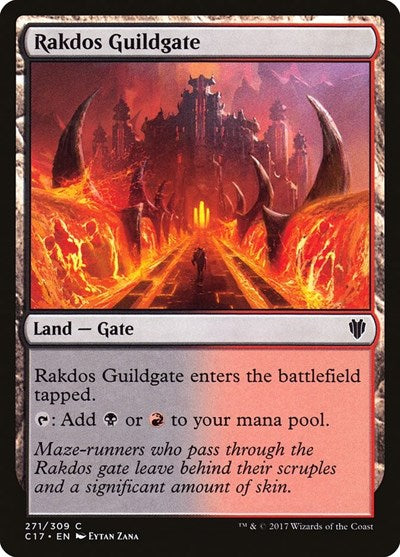 Rakdos Guildgate (C17) #271 Common (Lightly Played) Commander 2017 Magic: The Gathering: 2017