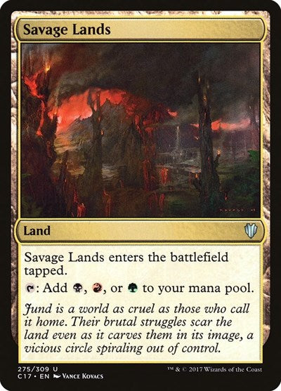 Savage Lands (C17) #275 Uncommon (Lightly Played) Commander 2017 Magic: The Gathering: 2017