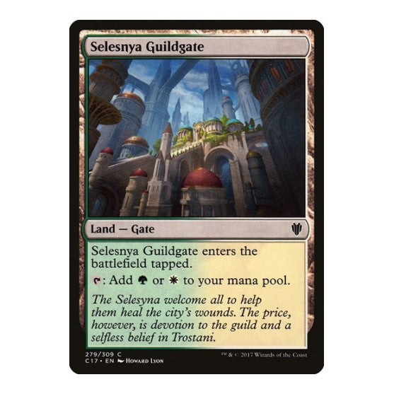Selesnya Guildgate (C17) #279 Common (Lightly Played) Commander 2017 Magic: The Gathering: 2017