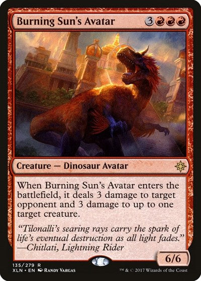 Burning Suns Avatar (XLN) #135 Rare Ixalan Magic: The Gathering: 2017