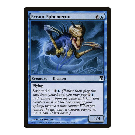 Errant Ephemeron (TSP) #60 Common (Lightly Played) Time Spiral Magic: The Gathering: 2006