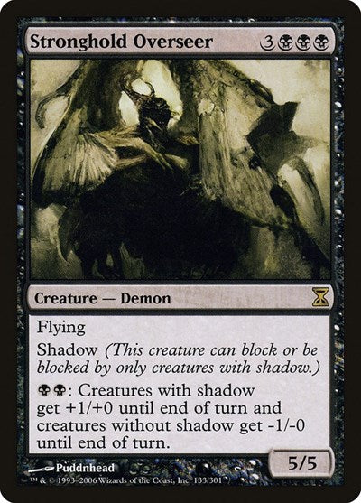 Stronghold Overseer (TSP) #133 Rare (Lightly Played) Time Spiral Magic: The Gathering: 2006