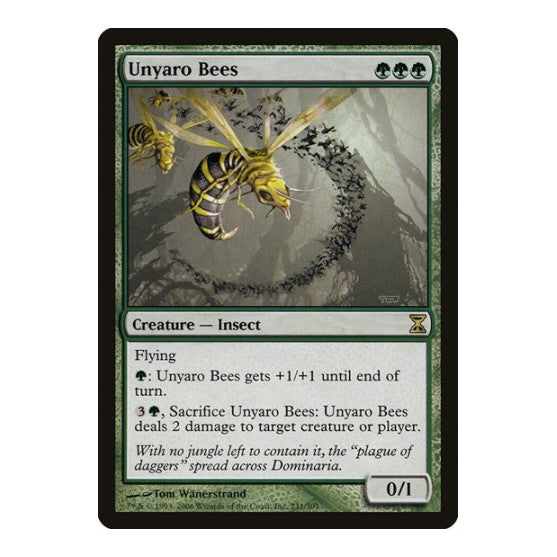 Unyaro Bees (TSP) #231 Rare Time Spiral Magic: The Gathering: 2006