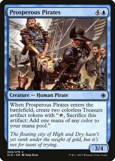 Prosperous Pirates (XLN) #69 Common (Lightly Played) Ixalan Magic: The Gathering: 2017