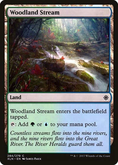 Woodland Stream (XLN) #284 Common (Lightly Played) Ixalan Magic: The Gathering: 2017