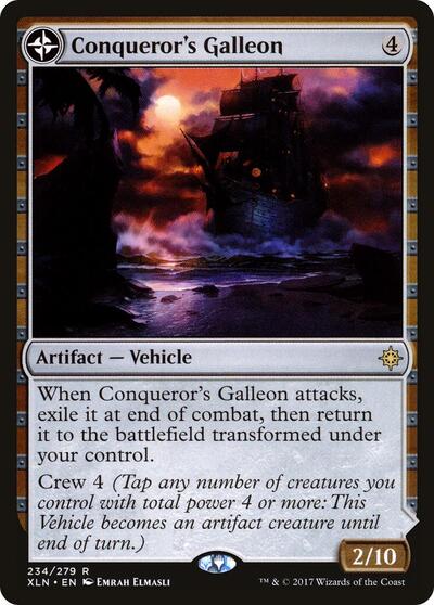 Conquerors Galleon (XLN) #234 Rare (Lightly Played) Ixalan Magic: The Gathering: 2017