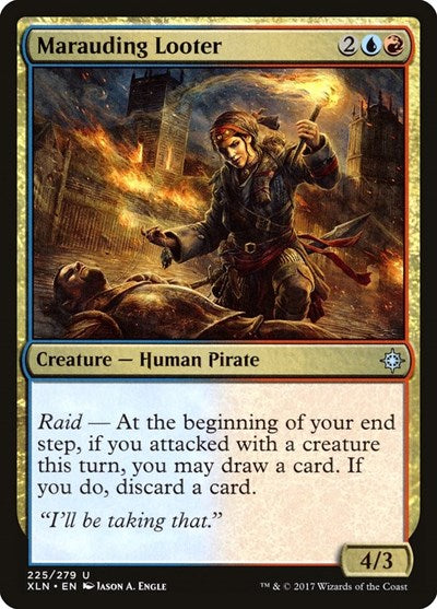 Marauding Looter (XLN) #225 Uncommon (Lightly Played) Ixalan Magic: The Gathering: 2017