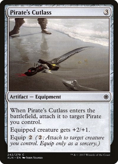 Pirates Cutlass (XLN) #242 Common (Lightly Played) Ixalan Magic: The Gathering: 2017