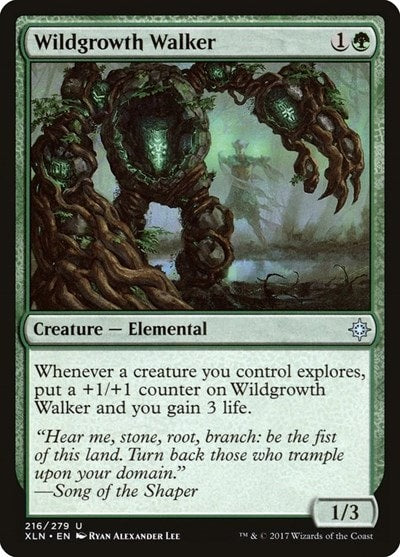 Wildgrowth Walker (XLN) #216 Uncommon (Lightly Played) Ixalan Magic: The Gathering: 2017