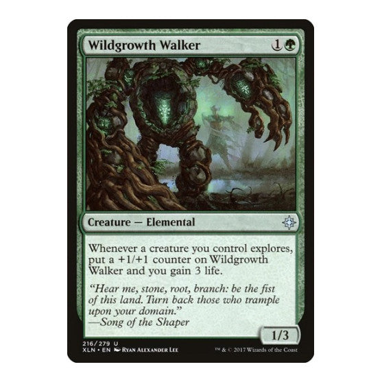 Wildgrowth Walker (XLN) #216 Uncommon (Lightly Played) Ixalan Magic: The Gathering: 2017