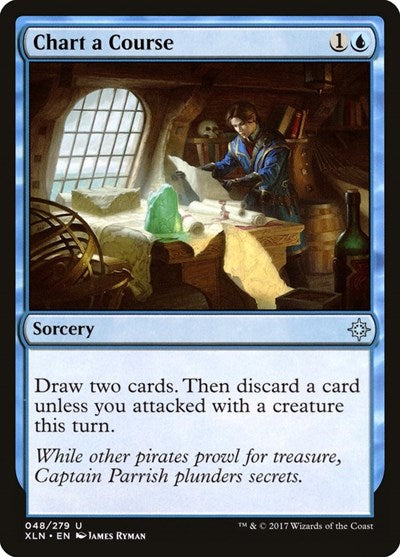 Chart a Course (XLN) #48 Uncommon (Lightly Played) Ixalan Magic: The Gathering: 2017