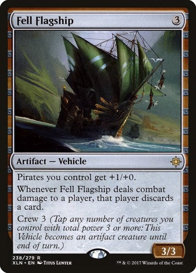 Fell Flagship (XLN) #238 Rare (Lightly Played) Ixalan Magic: The Gathering: 2017