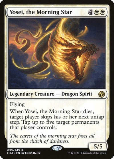 Yosei the Morning Star (IMA) #39 Rare (Lightly Played) Iconic Masters Magic: The Gathering: 2017