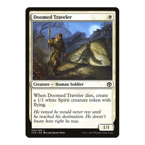 Doomed Traveler (IMA) #16 Common (Lightly Played) Iconic Masters Magic: The Gathering: 2017