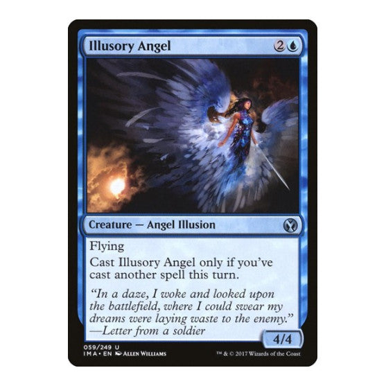 Illusory Angel (IMA) #59 Uncommon (Lightly Played) Iconic Masters Magic: The Gathering: 2017