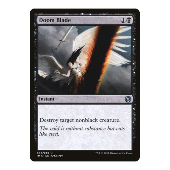 Doom Blade (IMA) #87 Uncommon (Lightly Played) Iconic Masters Magic: The Gathering: 2017