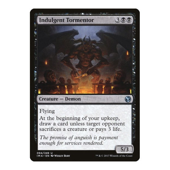 Indulgent Tormentor (IMA) #94 Uncommon (Lightly Played) Iconic Masters Magic: The Gathering: 2017