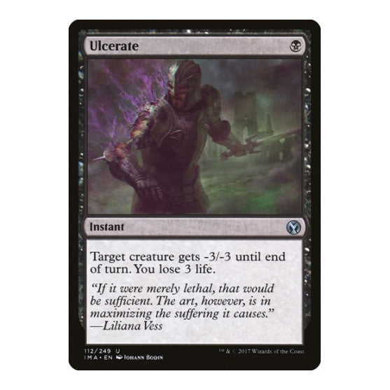 Ulcerate (IMA) #112 Uncommon (Lightly Played) Iconic Masters Magic: The Gathering: 2017