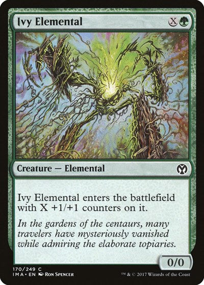 Ivy Elemental (IMA) #170 Common (Foil Lightly Played) Iconic Masters Magic: The Gathering: 2017