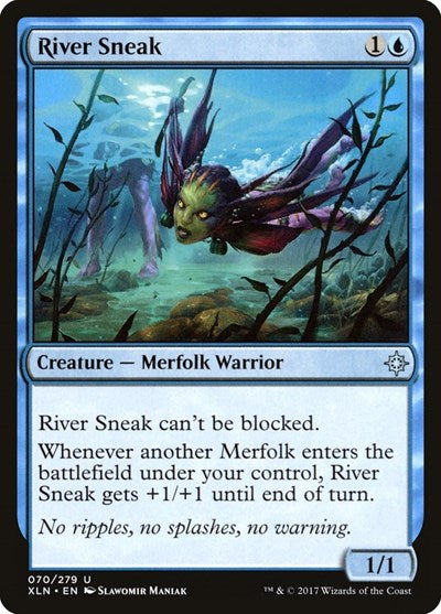River Sneak (XLN) #70 Uncommon (Lightly Played) Ixalan Magic: The Gathering: 2017