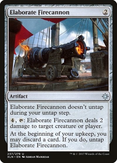 Elaborate Firecannon (XLN) #237 Uncommon (Lightly Played) Ixalan Magic: The Gathering: 2017