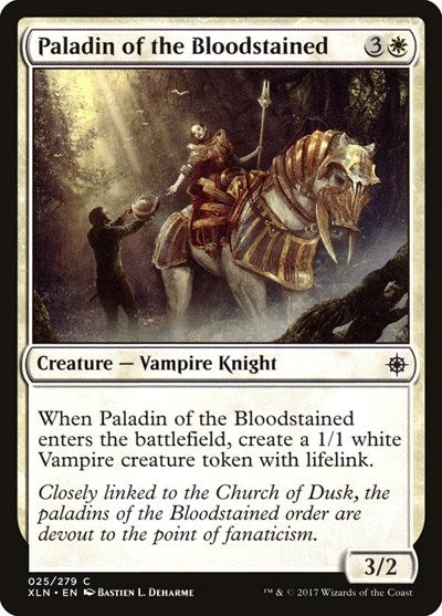 Paladin of the Bloodstained (XLN) #25 Common (Lightly Played) Ixalan Magic: The Gathering: 2017