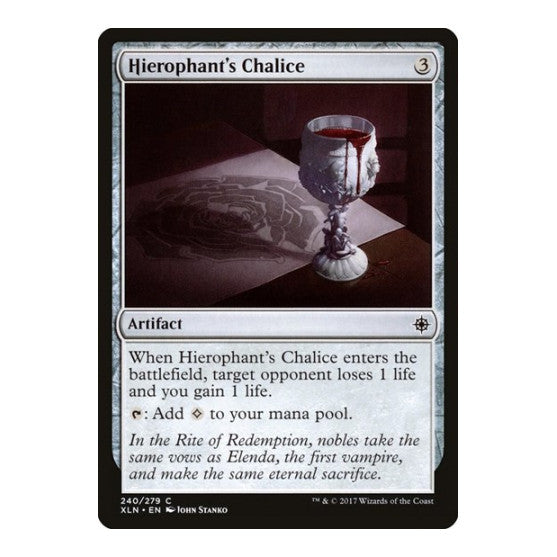 Hierophants Chalice (XLN) #240 Common (Lightly Played) Ixalan Magic: The Gathering: 2017