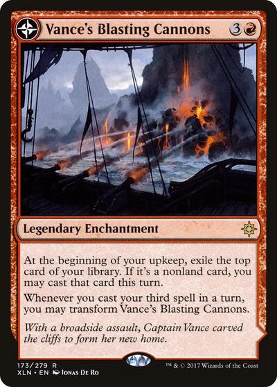 Vances Blasting Cannons (XLN) #173 Rare (Lightly Played) Ixalan Magic: The Gathering: 2017