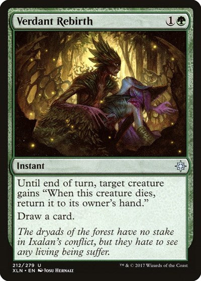 Verdant Rebirth (XLN) #212 Uncommon (Lightly Played) Ixalan Magic: The Gathering: 2017