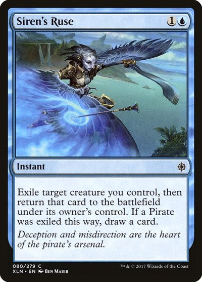 Sirens Ruse (XLN) #80 Common (Lightly Played) Ixalan Magic: The Gathering: 2017