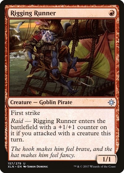Rigging Runner (XLN) #157 Uncommon (Lightly Played) Ixalan Magic: The Gathering: 2017