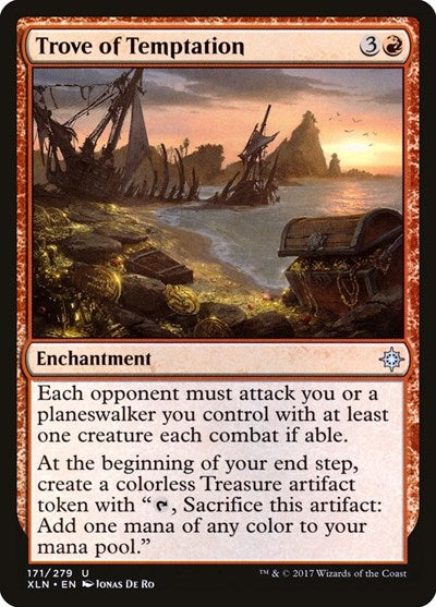Trove of Temptation (XLN) #171 Uncommon (Lightly Played) Ixalan Magic: The Gathering: 2017