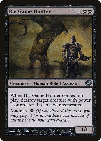 Big Game Hunter (PLC) #63 Uncommon (Near Mint) Planar Chaos Magic: The Gathering: 2007