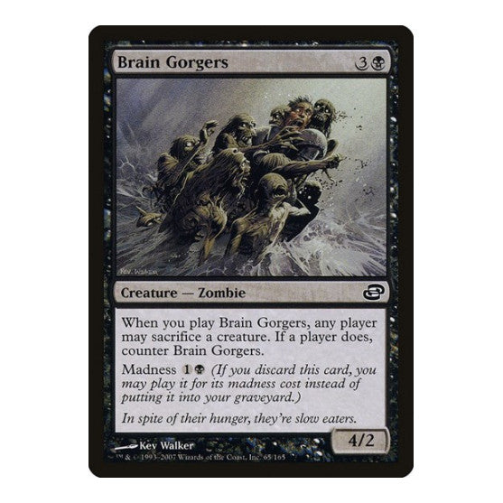 Brain Gorgers (PLC) #65 Common (Lightly Played) Planar Chaos Magic: The Gathering: 2007
