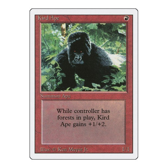 Kird Ape (3ED) #161 Common (Heavily Played) Revised Edition Magic: The Gathering: 1994