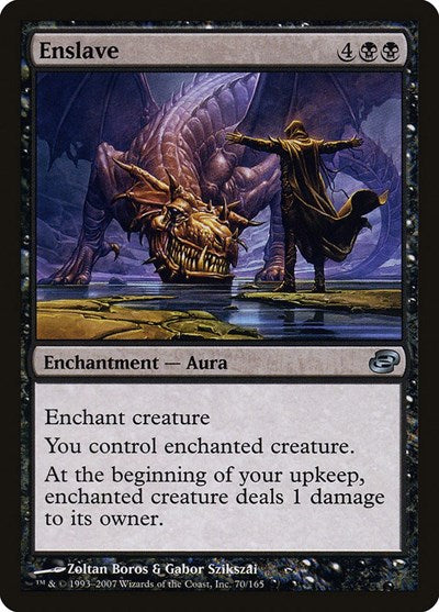 Enslave (PLC) #70 Uncommon (Lightly Played) Planar Chaos Magic: The Gathering: 2007