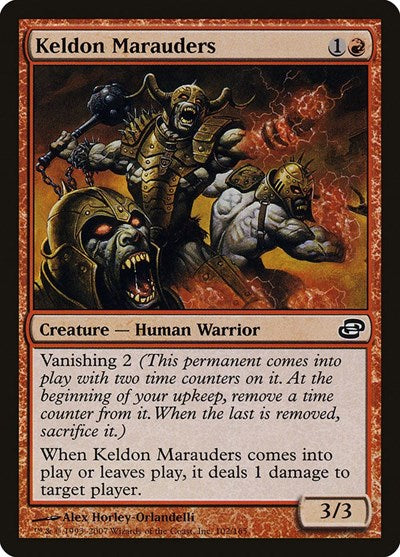 Keldon Marauders (PLC) #102 Common (Lightly Played) Planar Chaos Magic: The Gathering: 2007
