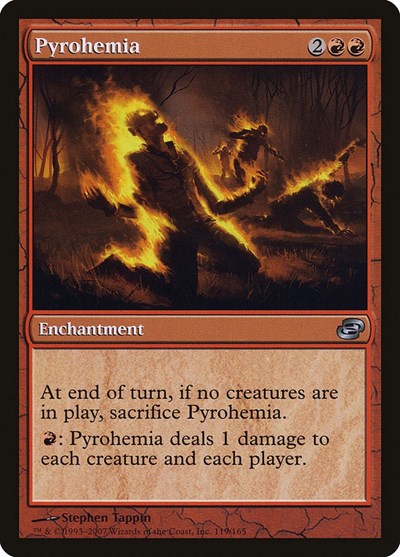Pyrohemia (PLC) #119 Uncommon (Near Mint) Planar Chaos Magic: The Gathering: 2007