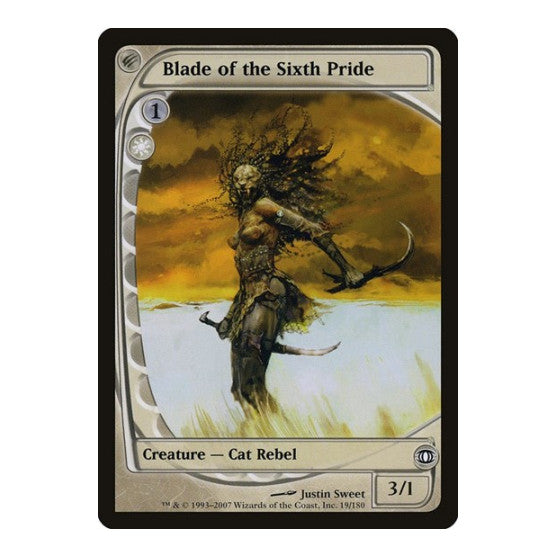 Blade of the Sixth Pride (FUT) #19 Common (Lightly Played) Future Sight Magic: The Gathering: 2007