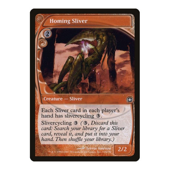 Homing Sliver (FUT) #118 Common (Damaged) Future Sight Magic: The Gathering: 2007