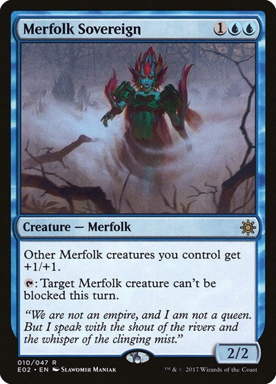 Merfolk Sovereign (E02) #10 Rare (Lightly Played) Explorers of Ixalan Magic: The Gathering: 2017