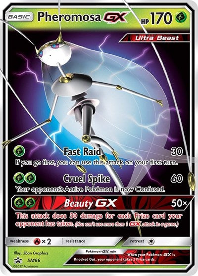 Pheromosa GX SM66 (SMP) #SM66 Promo (Holofoil Lightly Played) SM Promos Pokemon: 2016